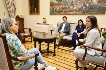 Daniel Coelho, Priscila Krause e Raquel Lyra