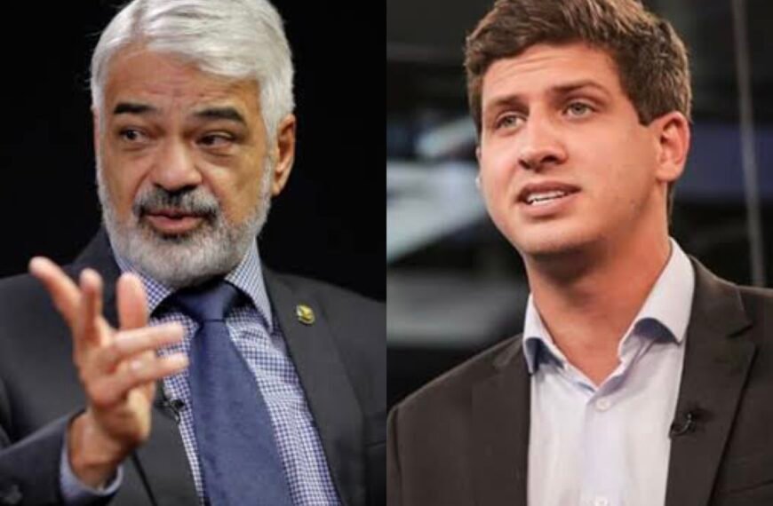 Senador Humberto Costa (PT) e o prefeito do recife, João Campos (PSB)
