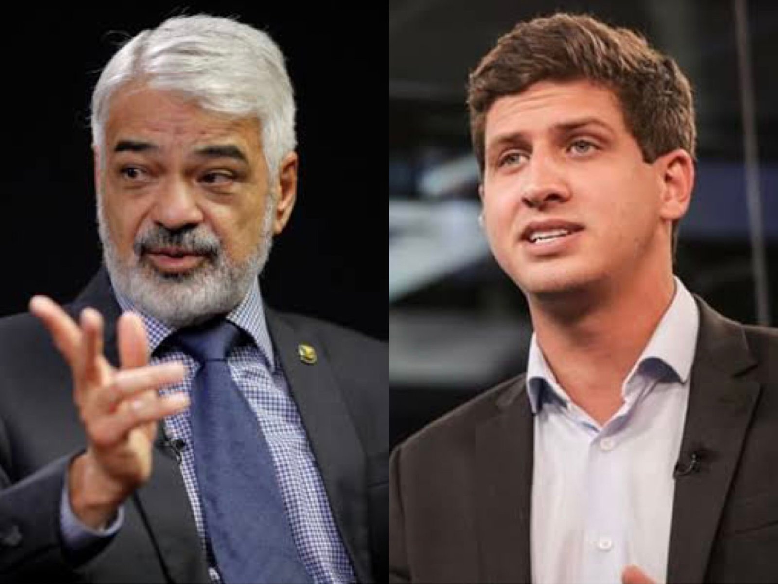 Senador Humberto Costa (PT) e o prefeito do recife, João Campos (PSB)